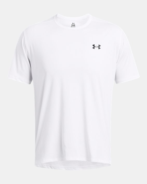 男士UA CoolSwitch短袖T恤 in White image number 3